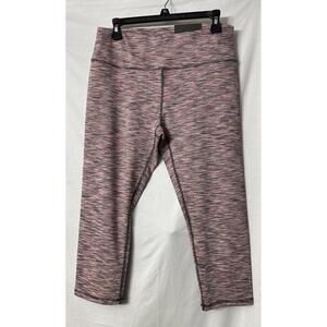 NWT RBX Womens Capri‎ Length Multicolor Stretch Active Wear Leggings Size Large
